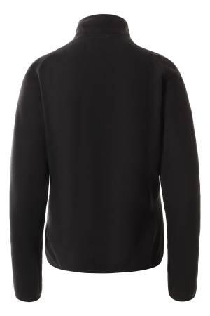 100 Glacıer 1/4 Zıp - Eu Kadın Polar SweatShirt - NF0A5IHN Siyah - 2