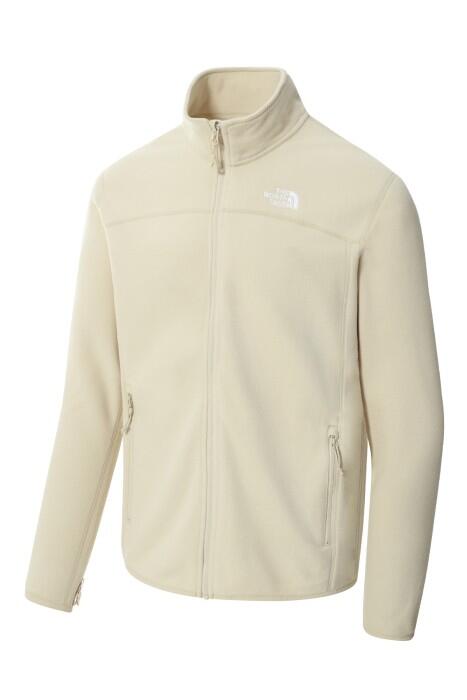 100 Glacıer Full Zıp Erkek Tam Boy Fermuarlı SweatShirt - NF0A5IHQ Gri - 1