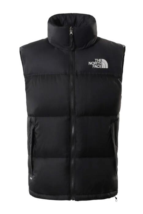 1996 Retro Nuptse Vest Erkek Yelek - NF0A3JQQ Mat Siyah - 1