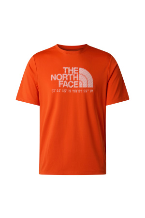 24/7 S/S Tee Logo Graphic Reg Erkek T-Shirt - NF0A8BEJ Turuncu - The North Face