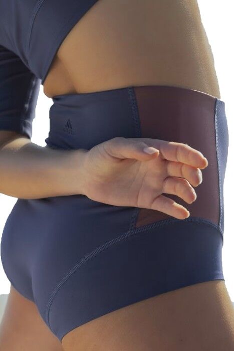 4E Kadın Yoga Short - HD4432 Lacivert/Bordo - 4