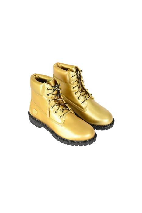 6 Inch Lace Up Waterproof Kadın Bot - TB0A5M2R Altın Sarısı - 1