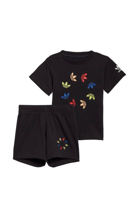 Adicolor Çocuk Short - T-Shirt Takım - HE6854 Siyah - 1