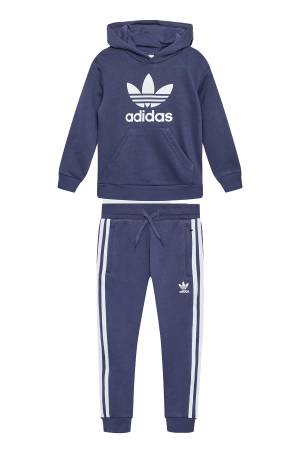Adidas Çocuk Kapüşonlu Takım - HC2009 Lacivert - Adidas