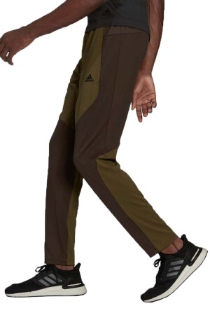 Adidas Erkek Yoga Pantolonu - HC4439 Haki - 3