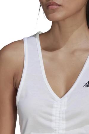 Adidas Kadın Atlet - HT3498 Beyaz - 4