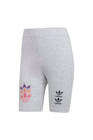Adidas Kadın Short Tayt - H22753 Gri - Adidas