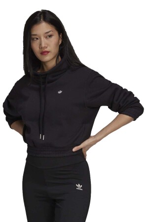 Adidas Kadın SweatShirt - H43934 Siyah - 2