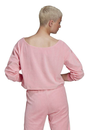 Adidas Kadın Triko SweatShirt - H18838 Pembe - 3