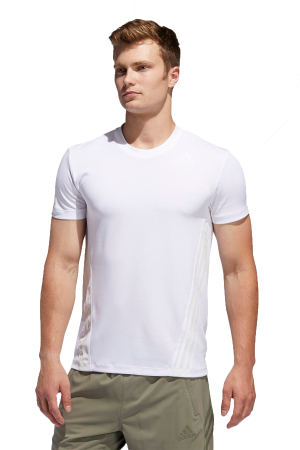 Aero 3S Tee Erkek T-Shirt - FL4310 Beyaz - EU-Adidas