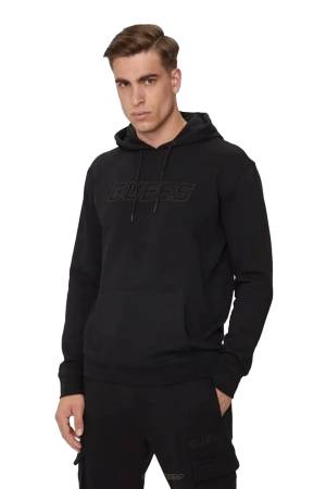 Aldwin New Kapüşonlu Erkek SweatShirt - Z4YQ12KAIJ1 Siyah - Guess