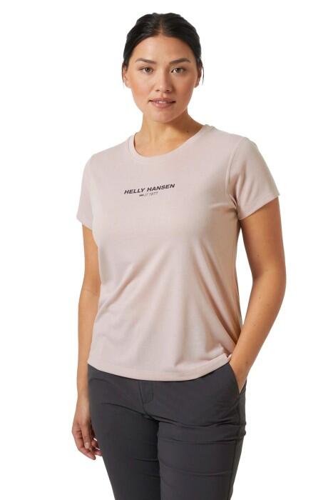 Allure Kadın T-Shirt - 53970 Pudra Pembe - 1