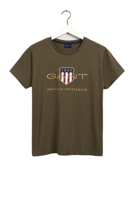 Archive Shield Erkek T-Shirt - 2003099 Yeşil - 1