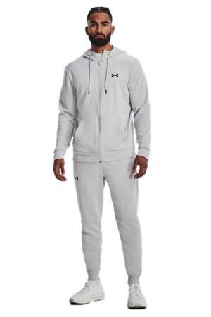 Armour Fleece Fz Hoodie Erkek Tam Boy Fermuarlı SweatShirt - 1373357 Gri - 3