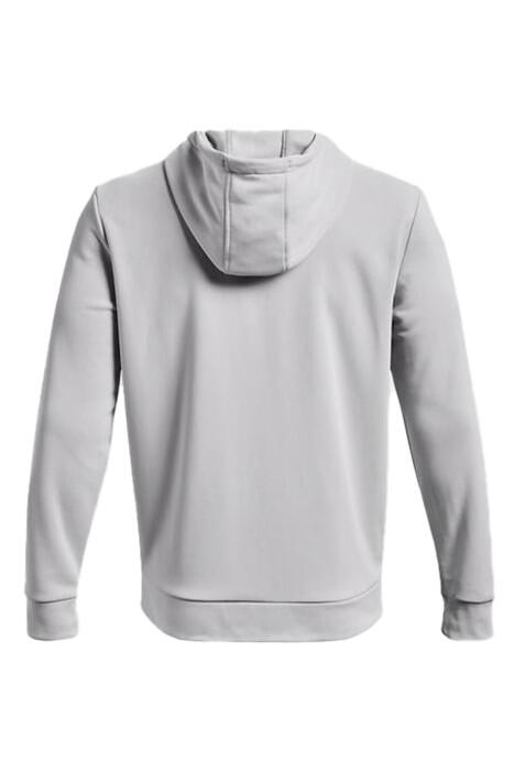Armour Fleece Fz Hoodie Erkek Tam Boy Fermuarlı SweatShirt - 1373357 Gri - 5