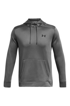 Armour Fleece Hoodie Erkek SweatShirt - 1373353 Gri - Under Armour
