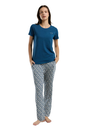 Arnetta Kadın Pijama Takımı - AR3212-S Lacivert - 2