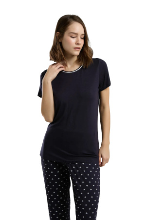 Arnetta Kadın Pijama Takımı - AR3224-S Lacivert - Arnetta