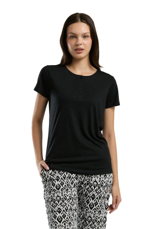 Arnetta Kadın Pijama Takımı - AR3241-S Siyah - Arnetta