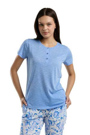 Arnetta Kadın Pijama Takımı - AR3244-X Açık Mavi - Arnetta