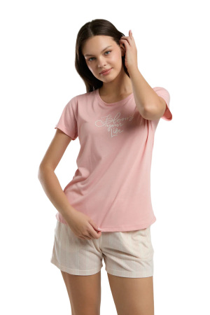 Arnetta Kadın Şortlu Takım - AR3220-S Pembe - Arnetta