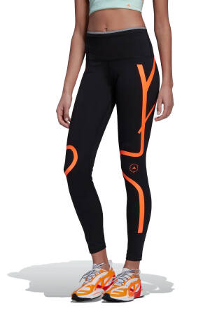 Asmc Tpa Kadın Tayt - HD9115 Siyah/Turuncu - Adidas