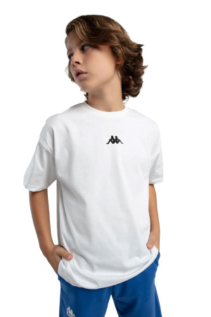 Authentic Jarod Erkek Çocuk T-Shirt - 38257PW Beyaz - Kappa