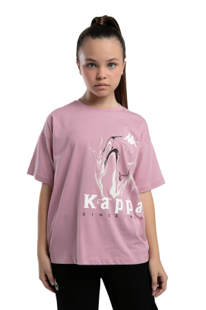 Authentic Kaitlin Kız Çocuk T-Shirt - 38284RW Gül Kurusu - Kappa