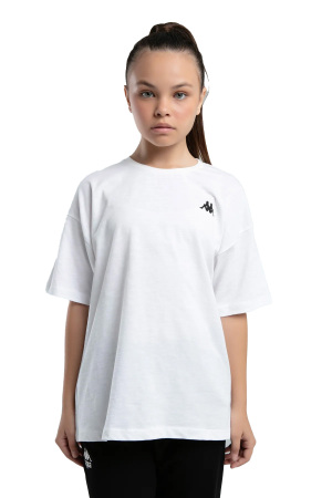 Authentic Kaitlyn Kız Çocuk T-Shirt - 38284ZW Beyaz - Kappa