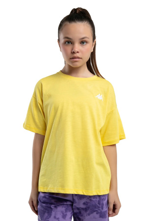 Authentic Kaitlyn Kız Çocuk T-Shirt - 38284ZW Sarı - Kappa