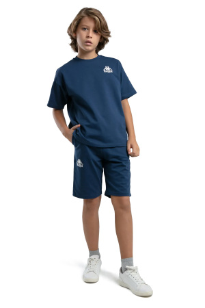 Authentic Keaton Erkek Çocuk Bermuda Takım - 36225JW Koyu Mavi - Kappa