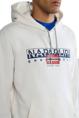 B-Aylmer H Erkek SweatShirt - NP0A4HTL Whıte Whısper - 4