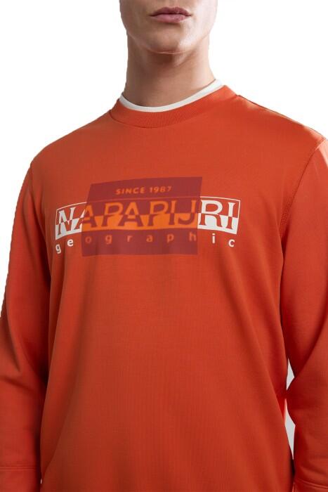 B-Smallwood C Erkek SweatShirt - NP0A4HP5 Koyu Turuncu - 4
