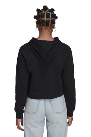 Bambi Kadın Kapüşonlu SweatShirt - HE6875 Siyah - 2