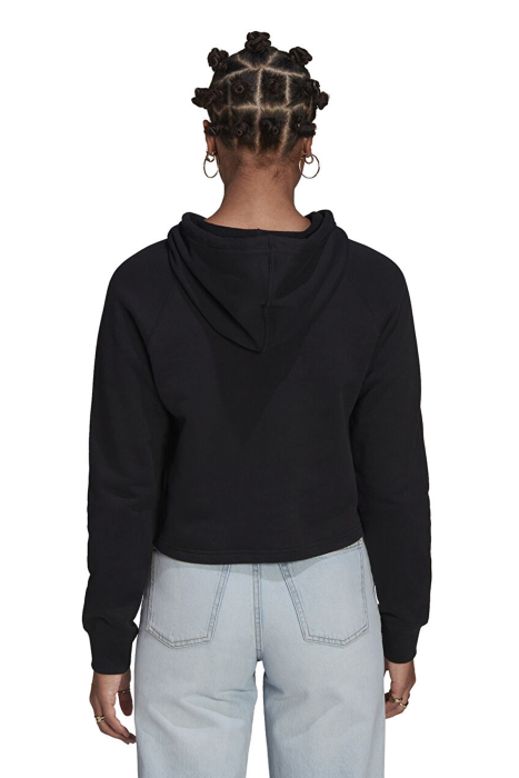 Bambi Kadın Kapüşonlu SweatShirt - HE6875 Siyah - 2