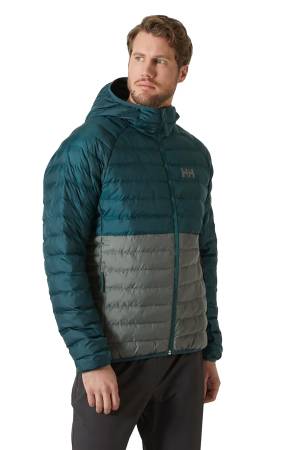 Banff Hooded Insulator Erkek Mont -63251 Petrol Yeşili - Helly Hansen
