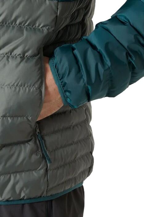 Banff Hooded Insulator Erkek Mont -63251 Petrol Yeşili - 4