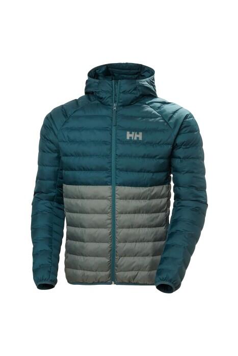 Banff Hooded Insulator Erkek Mont -63251 Petrol Yeşili - 5