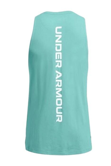 Baseline Cotton Tank Erkek Spor Atlet - 1361901 Yeşik/Beyaz - 4