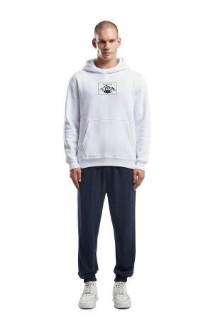 Benmanaj Erkek Kapüşonlu SweatShirt - BMK0003 Antrasit - Benmanaj