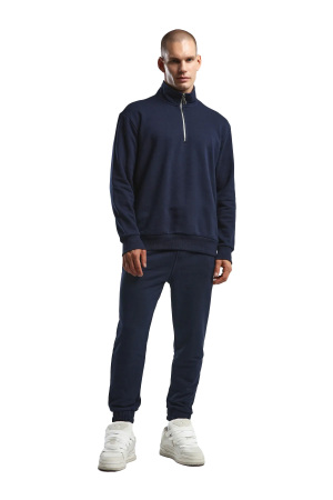 Benmanaj Erkek SweatShirt - BMK0002 Lacivert - Benmanaj