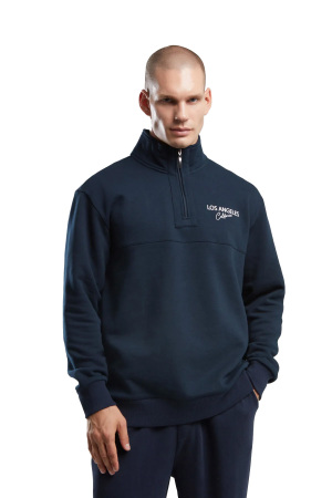 Benmanaj Erkek SweatShirt - BMK0036 Lacivert - 3