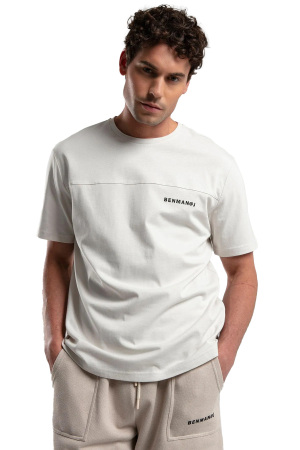 Benmanaj Erkek T-Shirt - BMY0024 Bej - Benmanaj