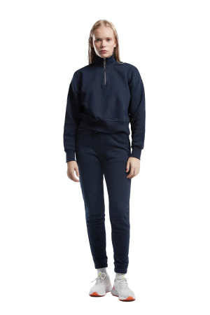 Benmanaj Kadın SweatShirt - BMK0006 Lacivert - Benmanaj