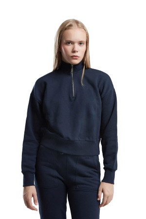 Benmanaj Kadın SweatShirt - BMK0006 Lacivert - 3