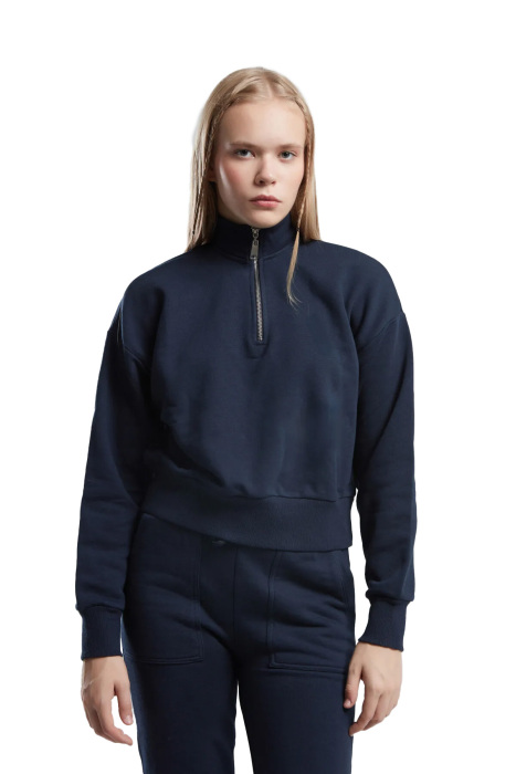 Benmanaj Kadın SweatShirt - BMK0006 Lacivert - 3