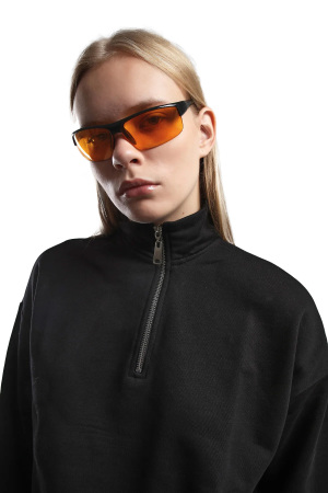 Benmanaj Kadın SweatShirt - BMK0006 Siyah - 3
