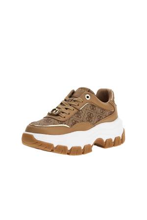 Berrett Kadın Ayakkabı - FLTBERFAL12 Krem - Guess