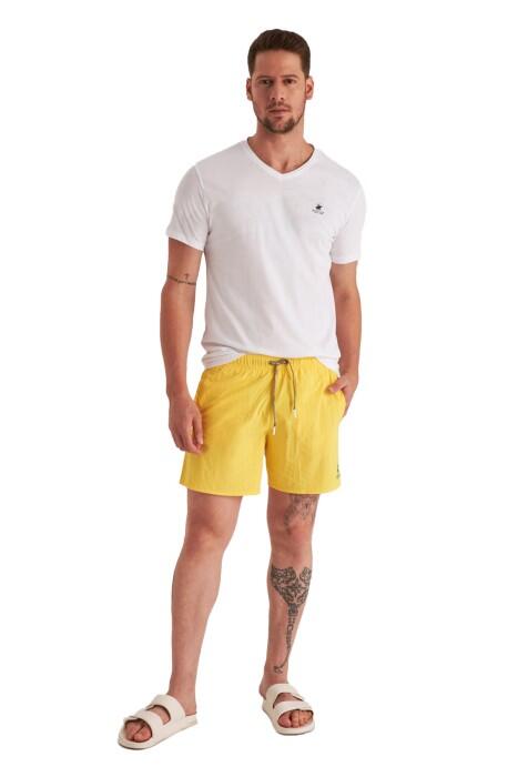 Beverly Hills Polo Club Erkek Mayo Short - 22SMFM05950001 Sarı - 1