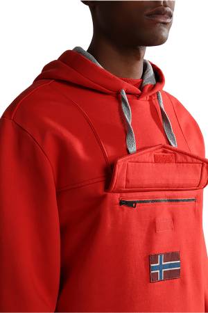 Burgee Wınt 2 Erkek SweatShirt - NP0A4GJD Kırmızı - 5